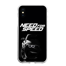 Чехол для iPhone XS Max матовый с принтом NEED FOR SPEED в Екатеринбурге, Силикон | Область печати: задняя сторона чехла, без боковых панелей | carbon | heat | hot pursuit | most wanted | need for speed | payback. | shift | underground 2 | unleashed | жажда скорости