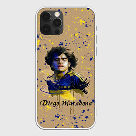 Чехол для iPhone 12 Pro Max с принтом Diego Maradona в Екатеринбурге, Силикон |  | cup | diego maradona | diego maradona letterin | diego maradona print | football | footballer | great footballer | number 10 | великий футболист | диего марадона | кубок | надпись диего марадона | номер 10 | принт диего марадона | футбол 