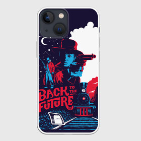 Чехол для iPhone 13 mini с принтом назад в будущее в Екатеринбурге,  |  | back to the future | bttf | марти макфлай