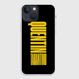 Чехол для iPhone 13 mini с принтом Quentin Tarantino в Екатеринбурге,  |  | quentin tarantino | tarantino | голливуд | квентин тарантино | криминально чтиво | однажды в голливуде | омерзительная восьмёрка | режиссёры | тарантино | типография