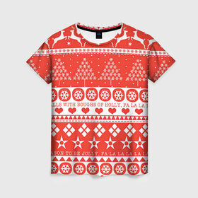 Женская футболка 3D с принтом Рождественская атмосфера в Екатеринбурге, 100% полиэфир ( синтетическое хлопкоподобное полотно) | прямой крой, круглый вырез горловины, длина до линии бедер | 