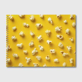 Альбом для рисования с принтом Попкорн в Екатеринбурге, 100% бумага
 | матовая бумага, плотность 200 мг. | popcorn | воздушная | еда | кино | кинотеатр | кукуруза | кушать | попкорн | сладкий | соленый | сырный | хрустящий