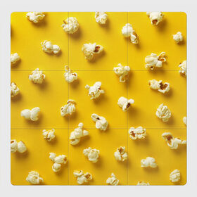 Магнитный плакат 3Х3 с принтом Попкорн в Екатеринбурге, Полимерный материал с магнитным слоем | 9 деталей размером 9*9 см | popcorn | воздушная | еда | кино | кинотеатр | кукуруза | кушать | попкорн | сладкий | соленый | сырный | хрустящий