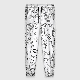Женские брюки 3D с принтом DIE ANTWOORD в Екатеринбурге, полиэстер 100% | прямой крой, два кармана без застежек по бокам, с мягкой трикотажной резинкой на поясе и по низу штанин. В поясе для дополнительного комфорта — широкие завязки | die antwoord | electro | hip hop | music | ninja | pattern | punk | techno | texture | йоланди | музыка | ниндзя | панк | рисунок | рэп | текстура | техно | тюдор | хип хоп | электро | юар