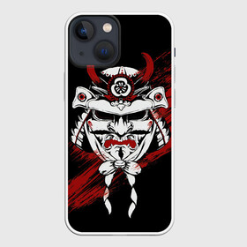 Чехол для iPhone 13 mini с принтом Самурай Маска в Екатеринбурге,  |  | cyberpunk 2077 | ninja | samurai | киберпанк | маска самурая | путь война | самурай | сёгун | семь самураев | токио | чёрный самурай | японский самурай