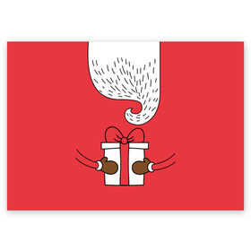 Поздравительная открытка с принтом Дед мороз в Екатеринбурге, 100% бумага | плотность бумаги 280 г/м2, матовая, на обратной стороне линовка и место для марки
 | 2020 | 2021 | christmas | happy | merry | new year | зима | новогодний | новогодняя | новогодняя маска | новый год | рождественский | рождество | снег
