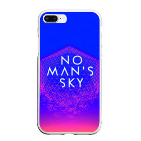 Чехол для iPhone 7Plus/8 Plus матовый с принтом NO MANS SKY в Екатеринбурге, Силикон | Область печати: задняя сторона чехла, без боковых панелей | action | hello games | next. | no man s sky | no man sky | space | выживание | космос