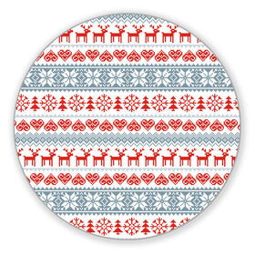 Коврик для мышки круглый с принтом Новогодний пиксельный узор в Екатеринбурге, резина и полиэстер | круглая форма, изображение наносится на всю лицевую часть | christmas | deer | hearts | new year | pattern | pixels | snowflakes | trees | елки | новый год | олени | пиксели | рождество | сердечки | снежинки | узор