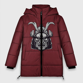 Женская зимняя куртка 3D с принтом Samurai в Екатеринбурге, верх — 100% полиэстер; подкладка — 100% полиэстер; утеплитель — 100% полиэстер | длина ниже бедра, силуэт Оверсайз. Есть воротник-стойка, отстегивающийся капюшон и ветрозащитная планка. 

Боковые карманы с листочкой на кнопках и внутренний карман на молнии | cyberpank | ninja | oni | samurai | shadow | демон | киберпанк | маска самурая | нет рая для самурая | ниндзя | путь война | самурай | сёгун | тень | харакири | японский самурай