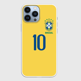 Чехол для iPhone 13 Pro Max с принтом СБОРНАЯ БРАЗИЛИИ ПЕЛЕ в Екатеринбурге,  |  | brazil | game | legend | pele | sport | uniform | бразилия | гол | желтый | игра | легенда | мяч | нападающий | пеле | ретро | форма | футбол | чемпион | чемпионат