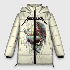 Женская зимняя куртка 3D с принтом Metallica в Екатеринбурге, верх — 100% полиэстер; подкладка — 100% полиэстер; утеплитель — 100% полиэстер | длина ниже бедра, силуэт Оверсайз. Есть воротник-стойка, отстегивающийся капюшон и ветрозащитная планка. 

Боковые карманы с листочкой на кнопках и внутренний карман на молнии | metal | metallica | rock | джеймс хэтфилд | классика | легенда | метал | металлика | популярное | рок | рокгруппа