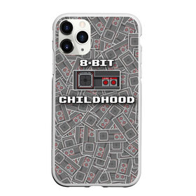 Чехол для iPhone 11 Pro матовый с принтом 8-bit childhood в Екатеринбурге, Силикон |  | Тематика изображения на принте: 8 bit | 8 бит | sega | sega master system | джойстик | сега