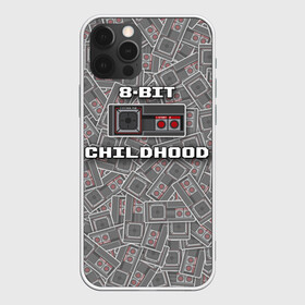 Чехол для iPhone 12 Pro с принтом 8-bit childhood в Екатеринбурге, силикон | область печати: задняя сторона чехла, без боковых панелей | 8 bit | 8 бит | sega | sega master system | джойстик | сега