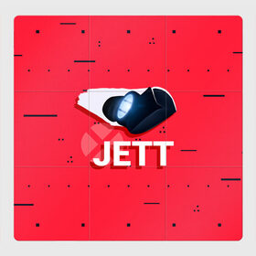 Магнитный плакат 3Х3 с принтом Jett в Екатеринбурге, Полимерный материал с магнитным слоем | 9 деталей размером 9*9 см | game | jett | jett valorant | player | valorant | valorant логтип | валарант | валарант новогодний | валорант | детский | детям | джет | нг | новогодний узор | новый год | орнамент | подарок | ребенок | рождество | семья | узор