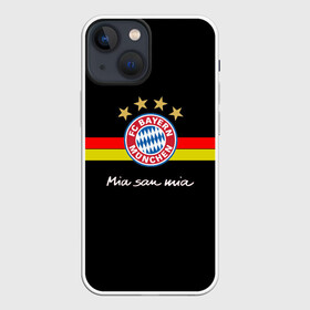 Чехол для iPhone 13 mini с принтом Бавария в Екатеринбурге,  |  | bayern mnchen | mia san mia | бавария | германия | красная машина | мы это мы | мюнхен | футбол