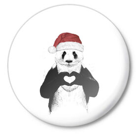 Значок с принтом Панда Клаус в Екатеринбурге,  металл | круглая форма, металлическая застежка в виде булавки | 2021 | 21 | 2k21 | 2к21 | chrystmas | happy | marry | new | panda | santa | snow | winter | xmas | year | год | годом | дед | елка | елки | клаус | лес | мороз | настроение | новогоднее | новогоднему | новый | новым | панда | по | рождество | с
