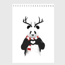 Скетчбук с принтом Новогодний Панда в Екатеринбурге, 100% бумага
 | 48 листов, плотность листов — 100 г/м2, плотность картонной обложки — 250 г/м2. Листы скреплены сверху удобной пружинной спиралью | 2021 | 21 | 2k21 | 2к21 | chrystmas | deer | heart | marry | new | panda | santa | snow | xmas | year | год | годом | дед | елка | елки | клаус | лес | мороз | настроение | новогоднее | новогоднему | новый | новым | олень | панда | по | рождество | с