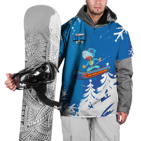 Накидка на куртку 3D с принтом Brawl Stars (Snowboarding) в Екатеринбурге, 100% полиэстер |  | brawl | break dance | leon | moba | skateboard | stars | supercell | surfing | игра | коллаборация | коллаж | колоборация | паттерн