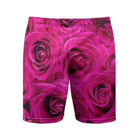 Мужские шорты спортивные с принтом Розы в Екатеринбурге,  |  | Тематика изображения на принте: абстрактно | абстрактные | абстрактный | абстракция | красные | роза | розовые | розы | цветок | цветочек | цветочки | цветочный | цветы