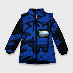 Зимняя куртка для девочек 3D с принтом AMONG US - СОНИК в Екатеринбурге, ткань верха — 100% полиэстер; подклад — 100% полиэстер, утеплитель — 100% полиэстер. | длина ниже бедра, удлиненная спинка, воротник стойка и отстегивающийся капюшон. Есть боковые карманы с листочкой на кнопках, утяжки по низу изделия и внутренний карман на молнии. 

Предусмотрены светоотражающий принт на спинке, радужный светоотражающий элемент на пуллере молнии и на резинке для утяжки. | Тематика изображения на принте: among | among us | amongus | crewmate | game | games | imposter | impostor | logo | monster | sabotage | shhh | sonic | амонг | амонг ас | амонгас | игра | игры | импостер | космос | крюмейт | лого | логотип | логотипы | монстр | саботаж | симв