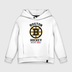 Детское худи Oversize хлопок с принтом BOSTON BRUINS NHL в Екатеринбурге, френч-терри — 70% хлопок, 30% полиэстер. Мягкий теплый начес внутри —100% хлопок | боковые карманы, эластичные манжеты и нижняя кромка, капюшон на магнитной кнопке | black | boston | bruins | hockey | ice | logo | nhl | sport | usa | бостон | брюинз | кубок | логотип | нхл | спорт | стэнли | хоккей