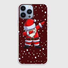 Чехол для iPhone 13 Pro Max с принтом Dab Santa в Екатеринбурге,  |  | claus | happy new year | merry christmas | santa | snowman | дед мороз | елка | клаус | новый год | рождество | с новым годом | санта | снеговик