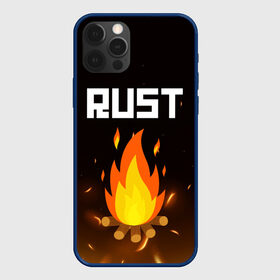 Чехол для iPhone 12 Pro с принтом RUST в Екатеринбурге, силикон | область печати: задняя сторона чехла, без боковых панелей | action | game | rust | zombie | апокалипсис. | выживание | зомби | игра | лес | радиация | раст