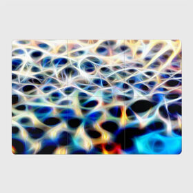 Магнитный плакат 3Х2 с принтом Фрактальная паутина в Екатеринбурге, Полимерный материал с магнитным слоем | 6 деталей размером 9*9 см | Тематика изображения на принте: абстракция | космос | неон | фантастика | фрактал