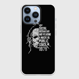 Чехол для iPhone 13 Pro с принтом Michael Myers в Екатеринбурге,  |  | 666 | alien | astral | demon | ghost | halloween | hellraiser | horror | michael | monster | myers | астрал | восставший из ада | демон | майерс | майкл | монстр | призрак | ужасы | хоррор