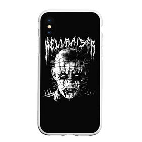 Чехол для iPhone XS Max матовый с принтом Hellraiser в Екатеринбурге, Силикон | Область печати: задняя сторона чехла, без боковых панелей | Тематика изображения на принте: 666 | alien | astral | demon | ghost | halloween | hellraiser | horror | metall | monster | pinhead | астрал | восставший из ада | демон | метал | металл | монстр | пинхед | пинхэд | призрак | ужасы | хоррор | шкатулка