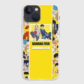 Чехол для iPhone 13 mini с принтом BANANA FISH в Екатеринбурге,  |  | banana fish | аниме | банановая рыба | эйджи окумуры | эш линкс