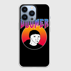 Чехол для iPhone 13 Pro с принтом Doomer в Екатеринбурге,  |  | boomer | boy | chad | doomer | frecso | girl | i know | irony | jacques | post | stonks | thundercock | yes | zoomer | бумер | да | девушка | думер | жак | зумер | ирония | мем | мемы | парень | пост | постирония | стонкс | тандеркок | ф