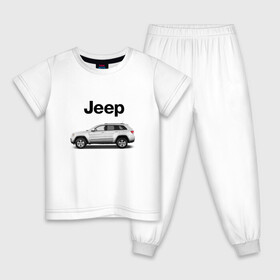 Детская пижама хлопок с принтом Jeep в Екатеринбурге, 100% хлопок |  брюки и футболка прямого кроя, без карманов, на брюках мягкая резинка на поясе и по низу штанин
 | america | avto | car | v8 | машина | скорость