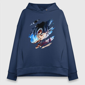 Женское худи Oversize хлопок с принтом Dragon Ball в Екатеринбурге, френч-терри — 70% хлопок, 30% полиэстер. Мягкий теплый начес внутри —100% хлопок | боковые карманы, эластичные манжеты и нижняя кромка, капюшон на магнитной кнопке | anime | dragon ball | dragon ball super | dragon ball z | dragonball | gohan | goku | manga | vegeta | аниме | вегета | гоку | гохан | драгонболл | драконий жемчуг | жемчуг дракона | манга | сон гоку