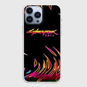 Чехол для iPhone 13 Pro Max с принтом Cyberpunk 2077 в Екатеринбурге,  |  | cyberpunk | cyberpunk 2077 | cyberpunk samurai | game logo | keanu reeves | logo game | neon | samurai | киану ривз | кибер панк | киберпанк | киберпанк неоновый | киберпанк самурай | логотипы игр | найт сити | неон | самурай | фан