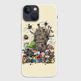 Чехол для iPhone 13 mini с принтом Мир Миядзаки в Екатеринбурге,  |  | anime | japan | mononoke hime | princess mononoke | sen to chihiro no kamikakushi | spirited away | аниме | анимэ | мой сосед тоторо | мульт | мультик | унесённые призраками | хаяо миадзаки | хаяо миядзаки | ходячий замок | япония | я