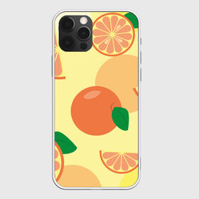 Чехол для iPhone 12 Pro Max с принтом Апельсиновый летний узор в Екатеринбурге, Силикон |  | апельсин | апельсиновый | летний | оранжевый | паттерн | узор | фруктовый