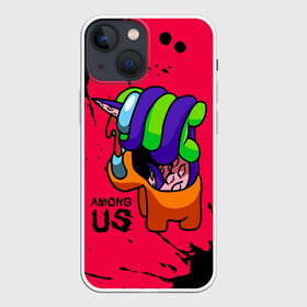 Чехол для iPhone 13 mini с принтом AMONG US   ORANGE  GREEN в Екатеринбурге,  |  | among | among us | amongus | crewmate | game | games | imposter | impostor | logo | monster | sabotage | shhh | амонг | амонг ас | амонгас | игра | игры | импостер | космос | крюмейт | лого | логотип | логотипы | монстр | саботаж | символ | сим