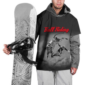 Накидка на куртку 3D с принтом Bull Riding в Екатеринбурге, 100% полиэстер |  | bull | dude | extreme | fall | helmet | hoofs | horns | sport | sportsman | tail | бык | падение | рога | спорт | спортсмен | хвост | чувак | шлем | экстрим