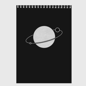 Скетчбук с принтом ПлАнЕтА в Екатеринбурге, 100% бумага
 | 48 листов, плотность листов — 100 г/м2, плотность картонной обложки — 250 г/м2. Листы скреплены сверху удобной пружинной спиралью | астрономия | космос | планета | юпитер