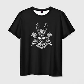 Мужская футболка 3D с принтом Грозный СаМурай в Екатеринбурге, 100% полиэфир | прямой крой, круглый вырез горловины, длина до линии бедер | ghost of tsushima | грозный | игры | самурай | черный