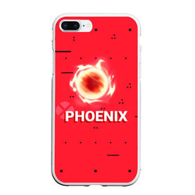 Чехол для iPhone 7Plus/8 Plus матовый с принтом Phoenix в Екатеринбурге, Силикон | Область печати: задняя сторона чехла, без боковых панелей | new year | phoenix | phoenix valorant | valorant | valorant новогодний | агент валорант. | агент феникс | валорант | валорант новогодний | валорант узор | валорант феникс | игрок феникс | нг | новый год | орнамент | паттерн