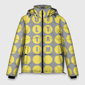 Мужская зимняя куртка 3D с принтом ULTIMATE в Екатеринбурге, верх — 100% полиэстер; подкладка — 100% полиэстер; утеплитель — 100% полиэстер | длина ниже бедра, свободный силуэт Оверсайз. Есть воротник-стойка, отстегивающийся капюшон и ветрозащитная планка. 

Боковые карманы с листочкой на кнопках и внутренний карман на молнии. | горошек | паттерн | трендовый цвет | цвет 2021 года