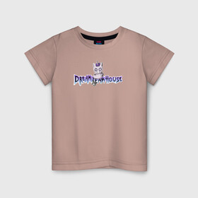 Детская футболка хлопок с принтом Даня Милохин DREAMTEAM HOUSE в Екатеринбурге, 100% хлопок | круглый вырез горловины, полуприлегающий силуэт, длина до линии бедер | Тематика изображения на принте: danya_milokhin | dreamteam | dreamteamhouse | tiktok | блогер | дримтим | тикток