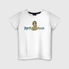 Детская футболка хлопок с принтом Никита Мимимишка DREAMTEAM в Екатеринбурге, 100% хлопок | круглый вырез горловины, полуприлегающий силуэт, длина до линии бедер | dreamteam | dreamteamhouse | tiktok | блогер | дримтим | мимимишка | никита мимимишка | тикток