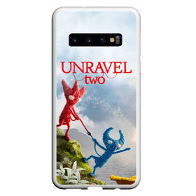 Чехол для Samsung Galaxy S10 с принтом Unravel Two (Z) в Екатеринбурге, Силикон | Область печати: задняя сторона чехла, без боковых панелей | coldwood interactive | unravel | unravel two | головоломка | красная пряжа | распутать | семейная игра | ярни