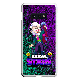 Чехол для Samsung S10E с принтом Brawl Stars Byron в Екатеринбурге, Силикон | Область печати: задняя сторона чехла, без боковых панелей | Тематика изображения на принте: brawl stars | byron | byron brawl stars | crow | edgar | kolett | leon | sandy | spike | sprout | surge | байрон | биби | боец | бравл старс | бравлер | вольт | герои | девочкам | детям | колетт | леон | логотипы игр | мальчикам | перс