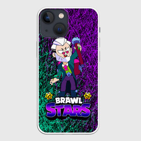 Чехол для iPhone 13 mini с принтом Brawl Stars Byron в Екатеринбурге,  |  | brawl stars | byron | byron brawl stars | crow | edgar | kolett | leon | sandy | spike | sprout | surge | байрон | биби | боец | бравл старс | бравлер | вольт | герои | девочкам | детям | колетт | леон | логотипы игр | мальчикам | перс