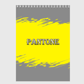 Скетчбук с принтом Grey and Illuminating Yellow в Екатеринбурге, 100% бумага
 | 48 листов, плотность листов — 100 г/м2, плотность картонной обложки — 250 г/м2. Листы скреплены сверху удобной пружинной спиралью | Тематика изображения на принте: 2021 | antone | design | grey | illuminating | pantone | silver | ultimate grey | yellow | безупречный серый | дизайн | дизайнерский | логотип | надпись | освещающий | серебряный | текстура | тренд года | трендовые цвета | цвет | цвет 2021 г
