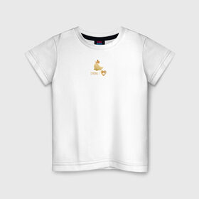 Детская футболка хлопок с принтом Strong в Екатеринбурге, 100% хлопок | круглый вырез горловины, полуприлегающий силуэт, длина до линии бедер | aurora | disney princess | vdkotan | аврора